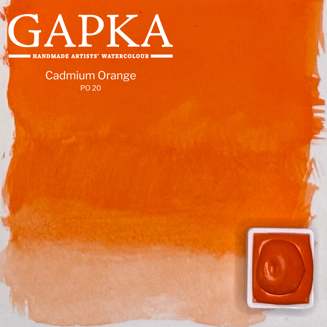 Cadmium Orange Watercolor