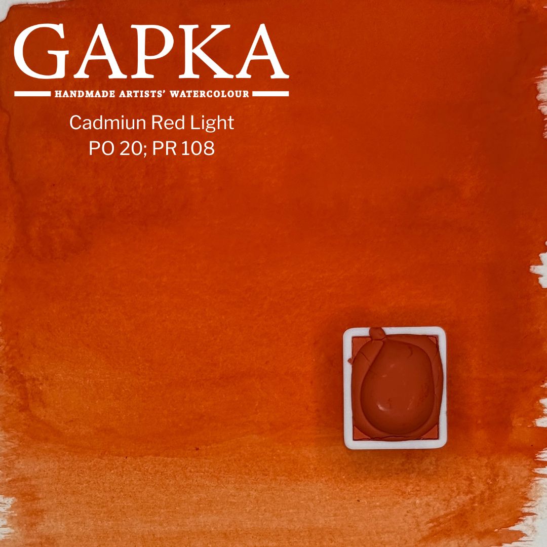 Cadmium Red Light Watercolor