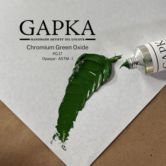 Chromium Green Oxide Oil Paint