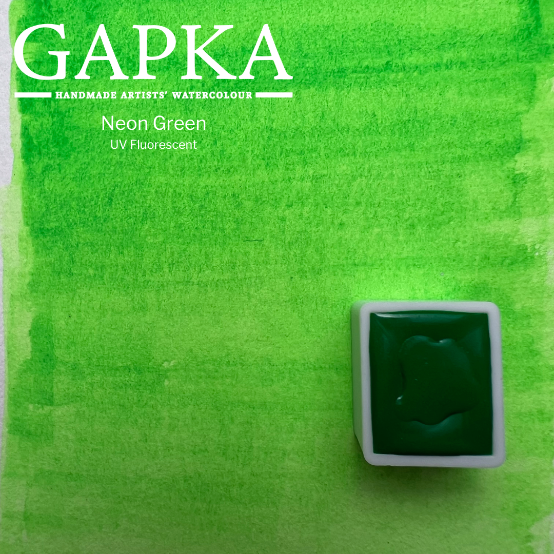 Neon Green Watercolor