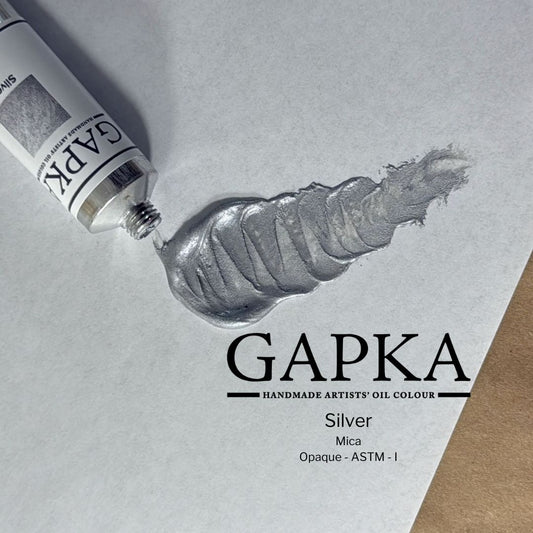 Silver Oil Paint