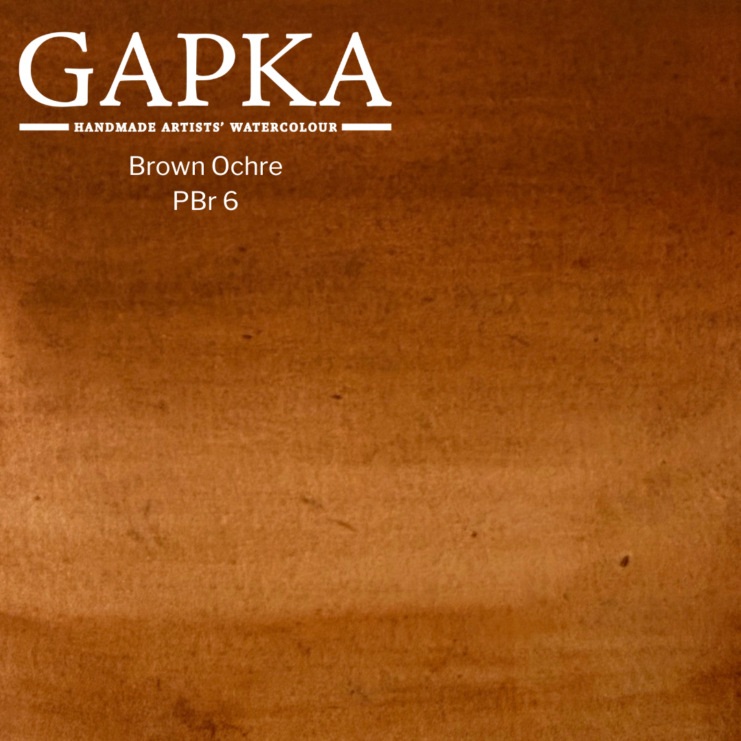 Brown Ochre Watercolor