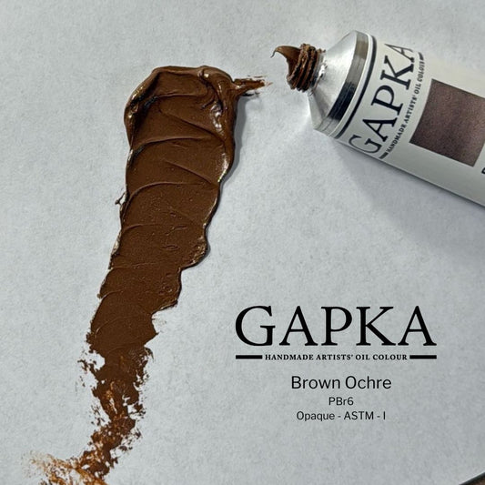 Brown Ochre Oil Paint