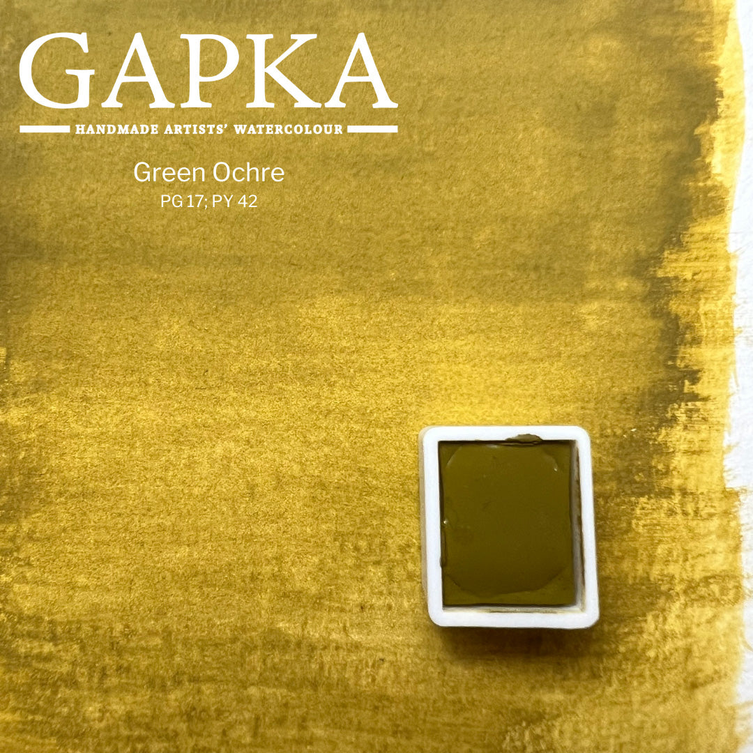 Green Ochre Watercolor