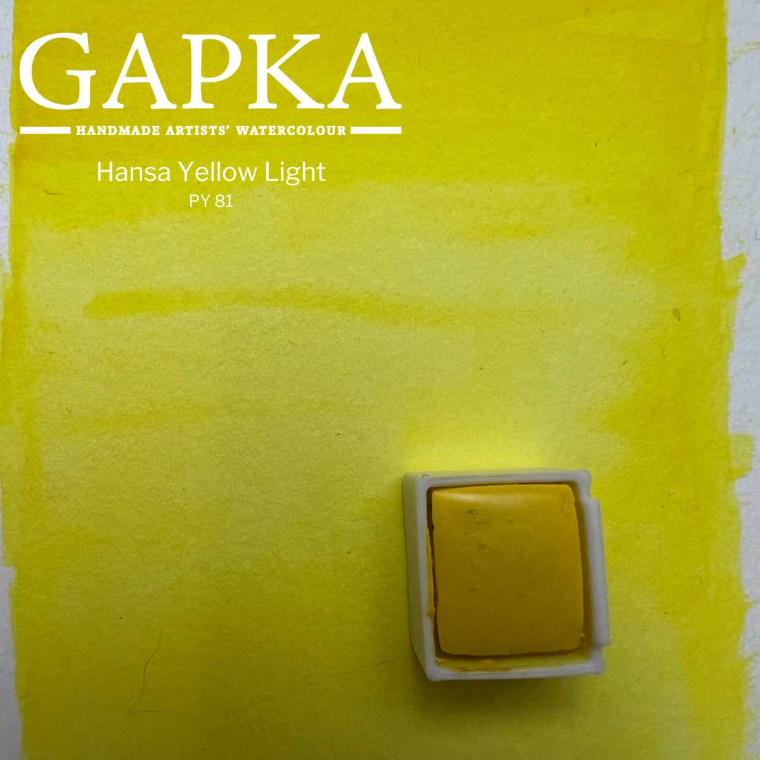Hansa Yellow Light Watercolor