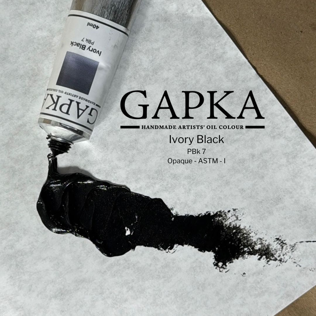 Ivory Black Oil Paint