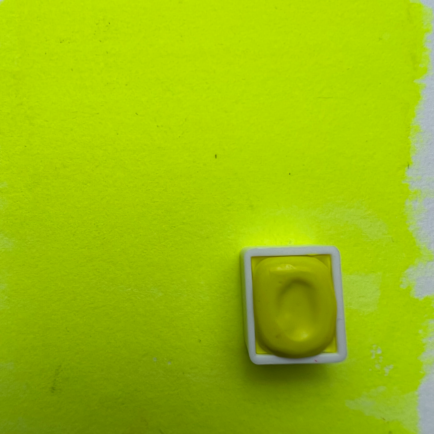 Neon Yellow Watercolor