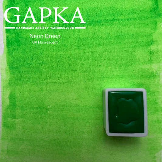 Neon Green Watercolor