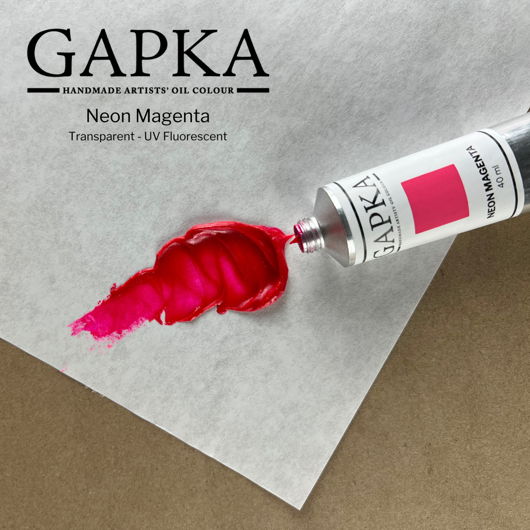 Neon Magenta Fluorescent Artists' Oil Paint – Gapka