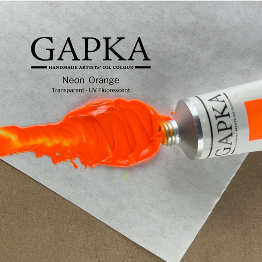 Neon Orange Oil Paint