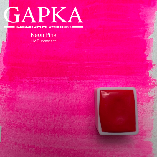Neon Pink Watercolor