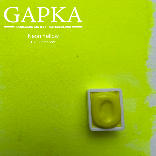 Neon Yellow Watercolor
