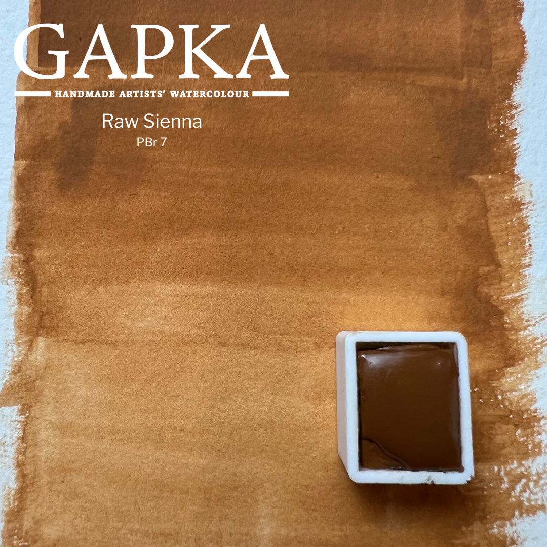 Raw Sienna Watercolor