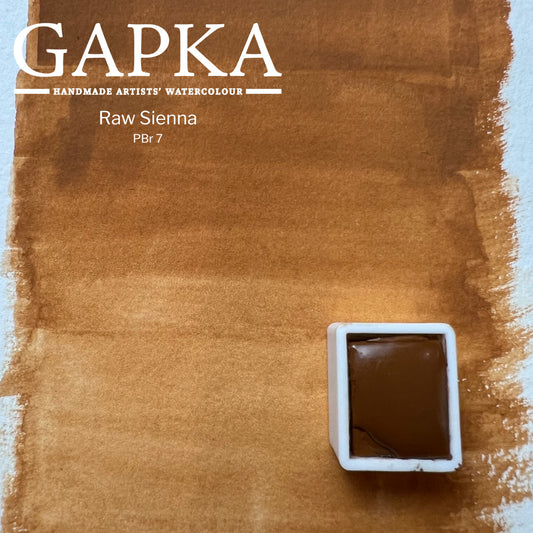 Raw Sienna Watercolor