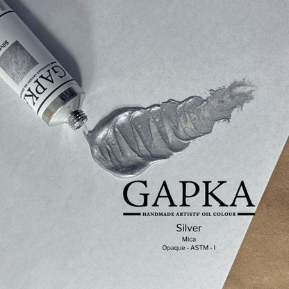 Silver Oil Paint