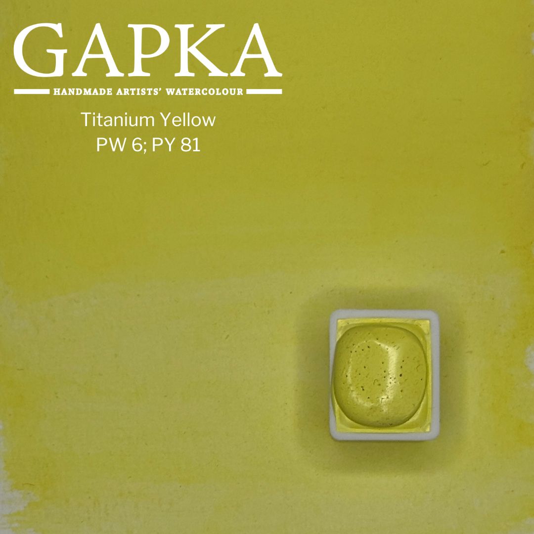 Titanium Yellow Artists' Watercolor – Gapka