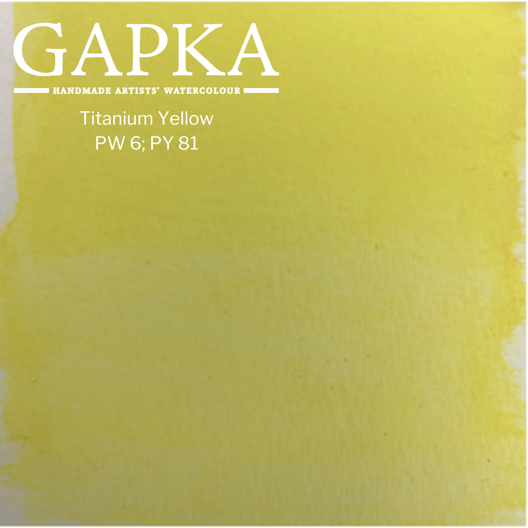 Titanium Yellow Watercolor