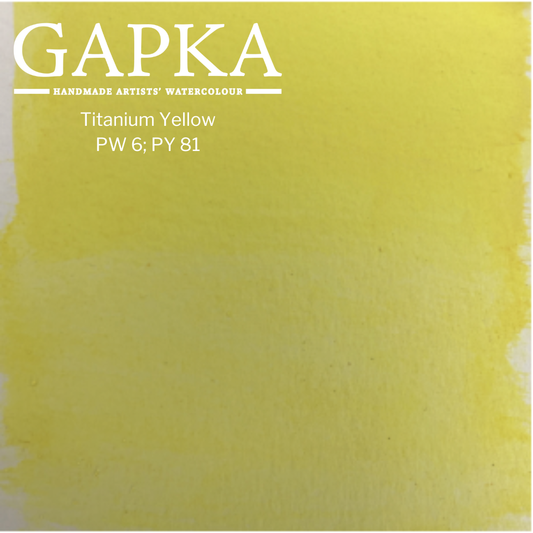 Titanium Yellow Watercolor