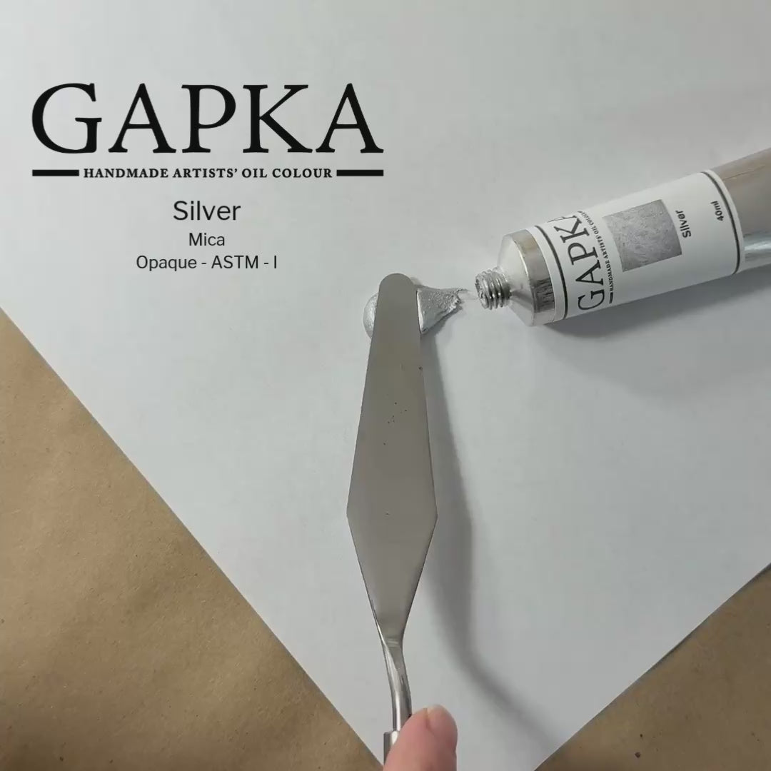 Silver Artists' Oil Paint – Gapka