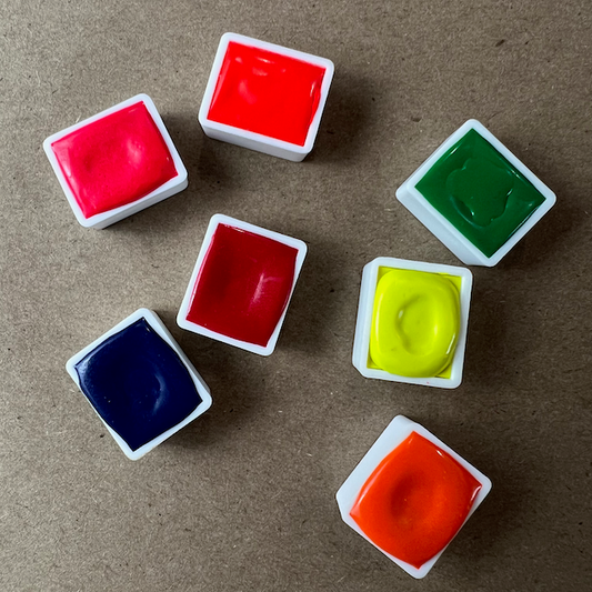 Neon Watercolor Set