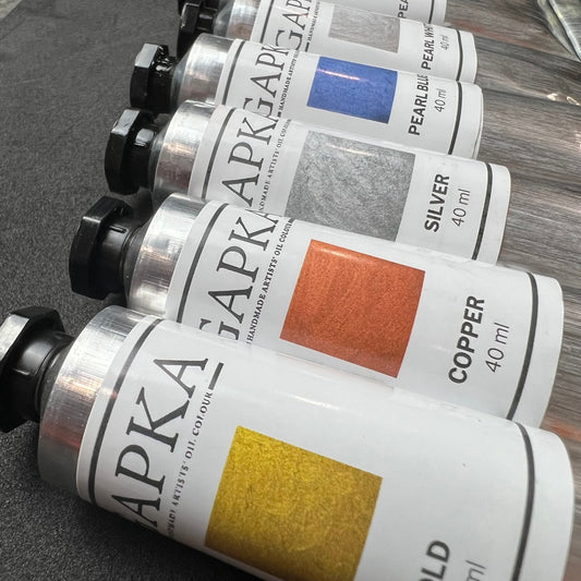 Pearlescent Oil Paint Set