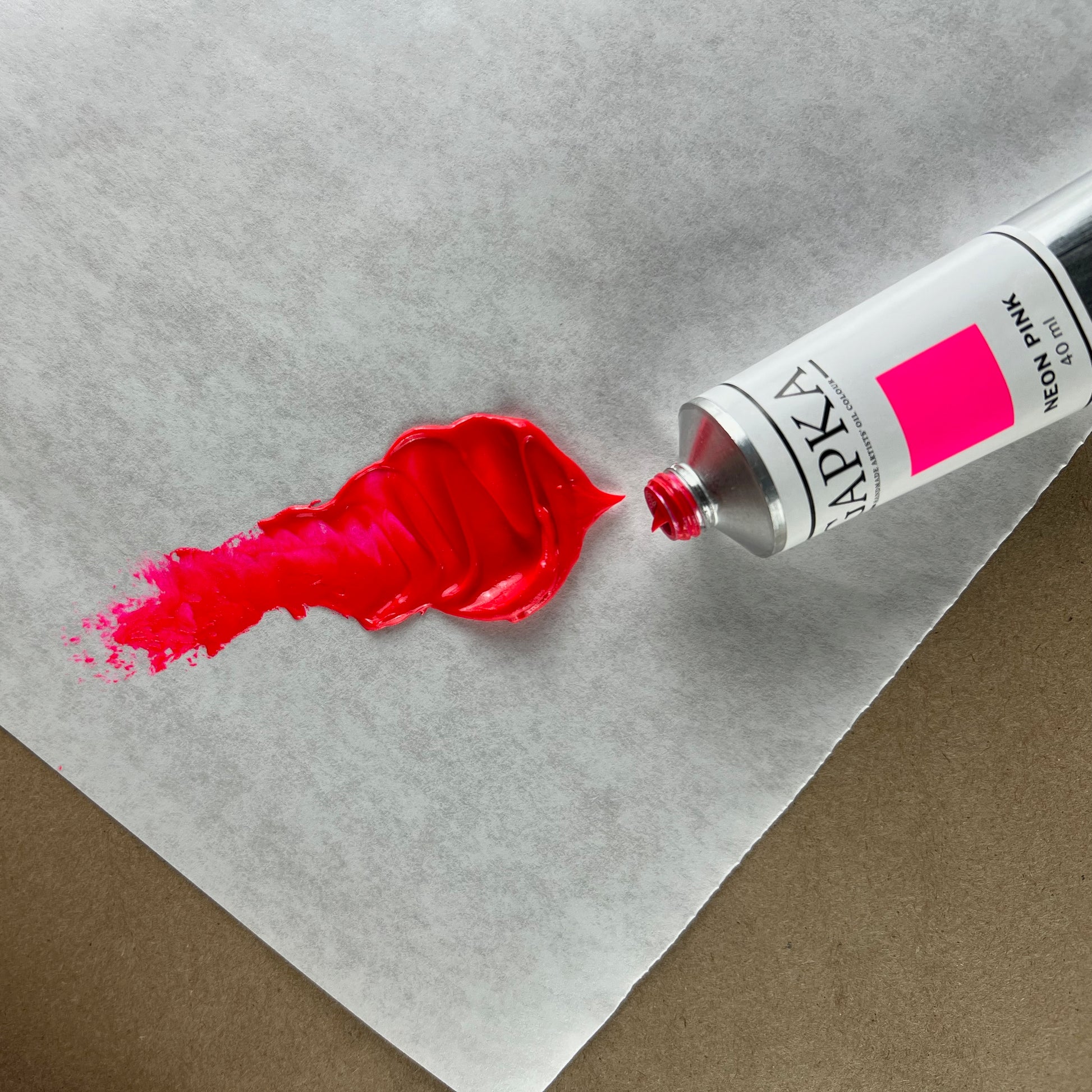 Fluorescent Artists Oil Paint Neon Pink – Gapka